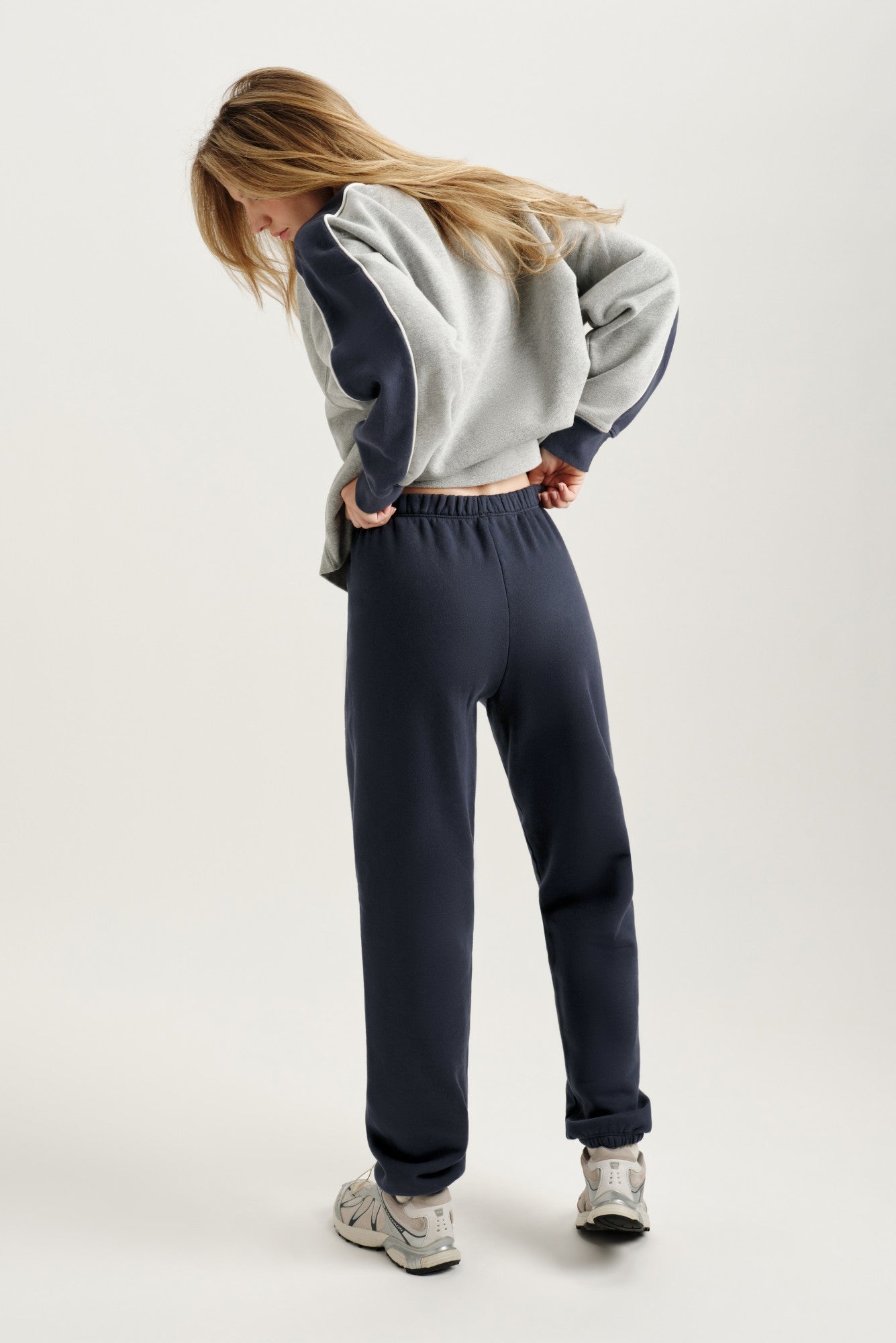 MIDWEIGHT SWEATS STAPLE OLD SCHOOL SWEATPANTS - INDIGO SET ACTIVE