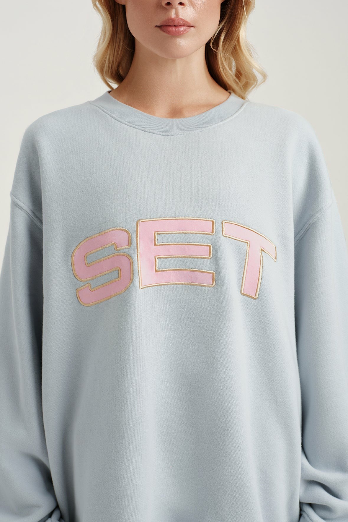 MIDWEIGHT SWEATS STAPLE SET CREWNECK - BLUSH SET ACTIVE