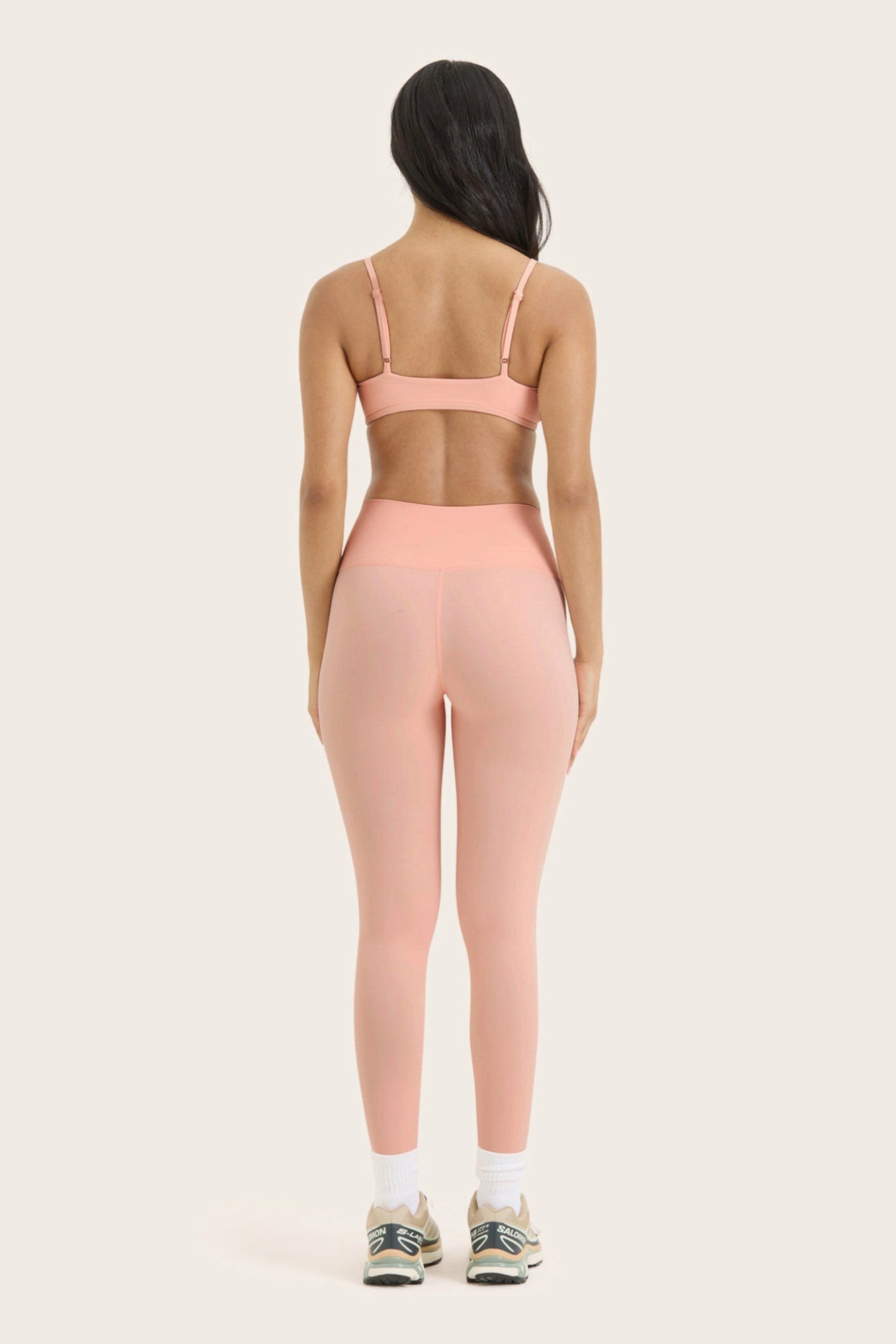 BREATHE 1.0 HIGH-RISE LEGGINGS - PEACH SET ACTIVE