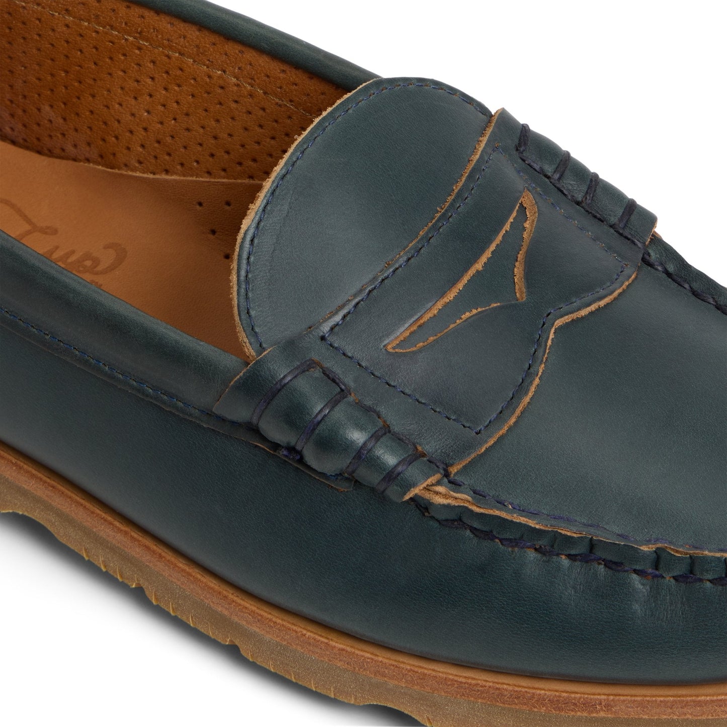 Sperry Gold Cup Made in Maine Penny Loafer Navy