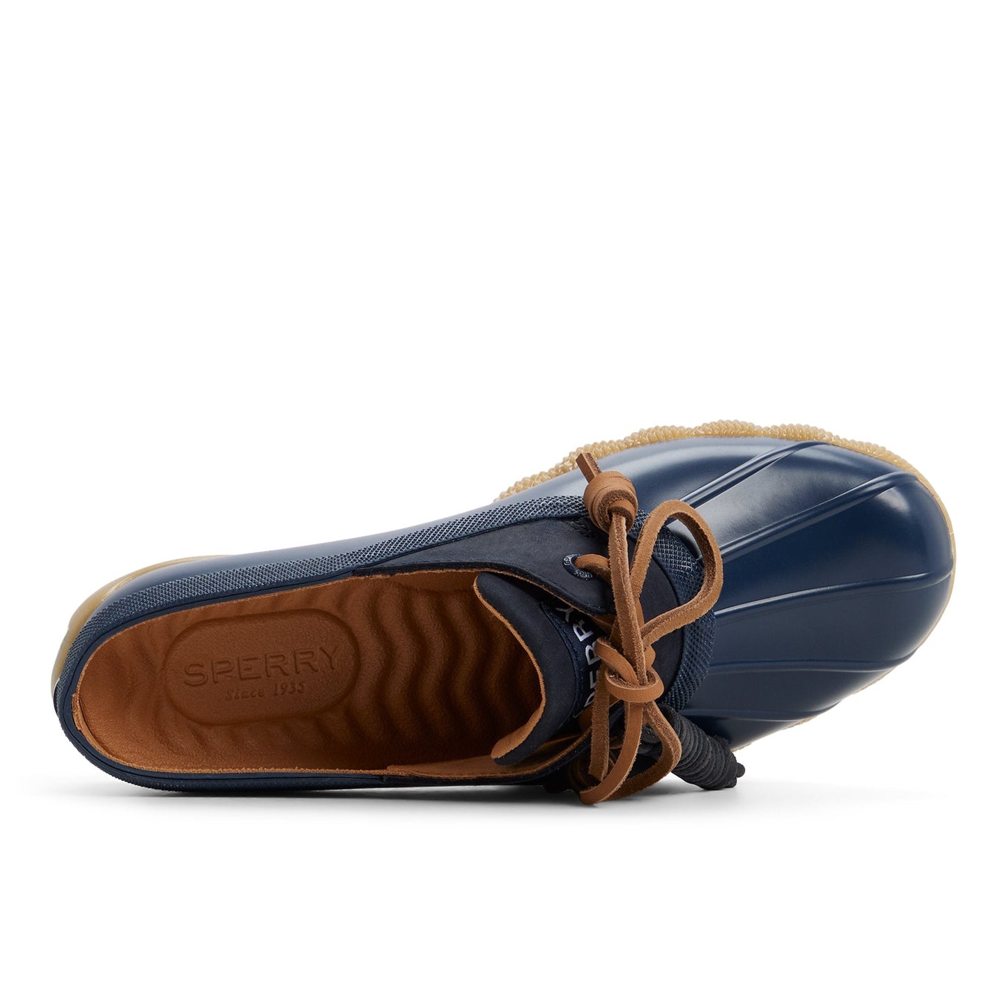 Sperry Saltwater Duck Mule Clog Navy
