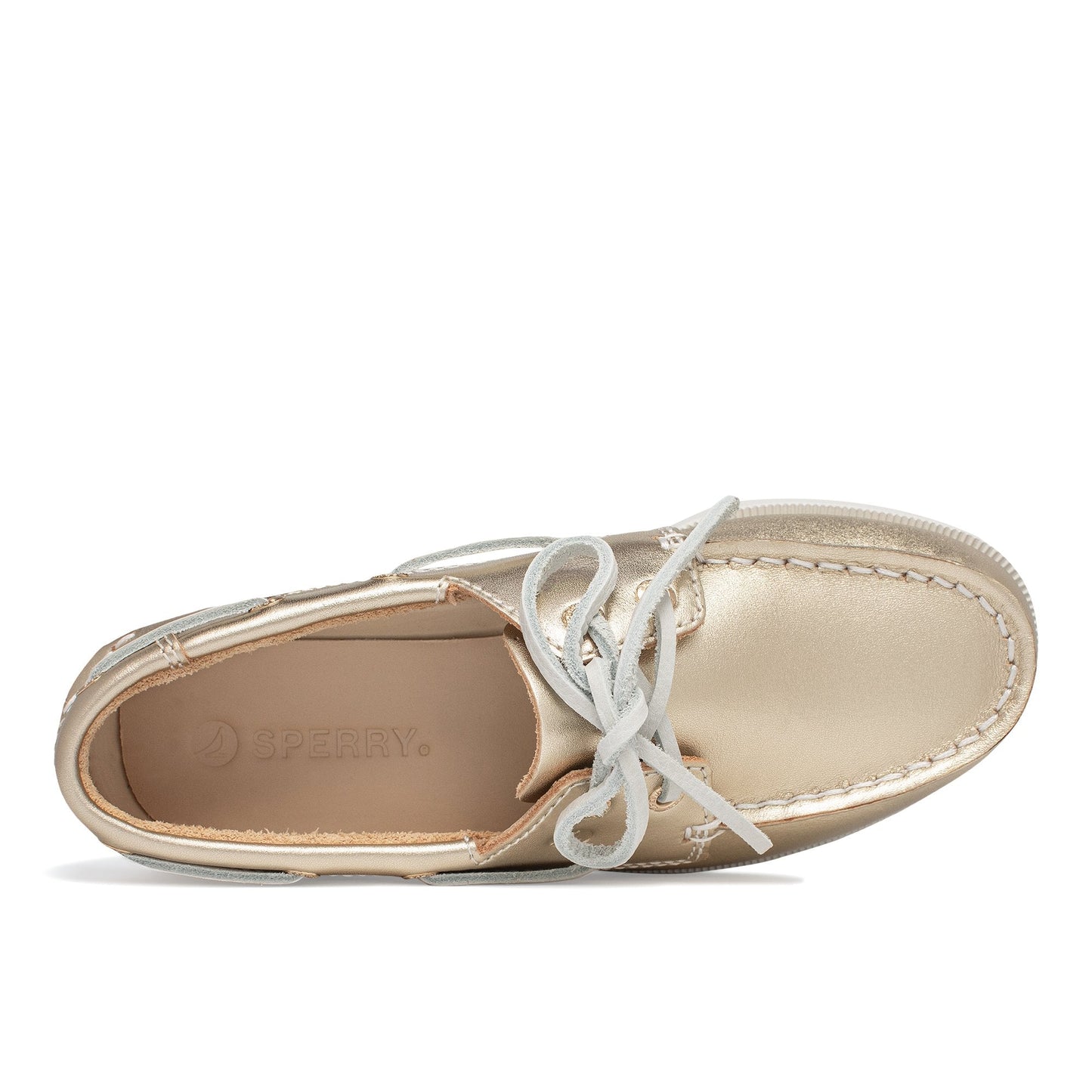 Sperry Authentic Original 2-Eye Junior Boat Shoe Gold