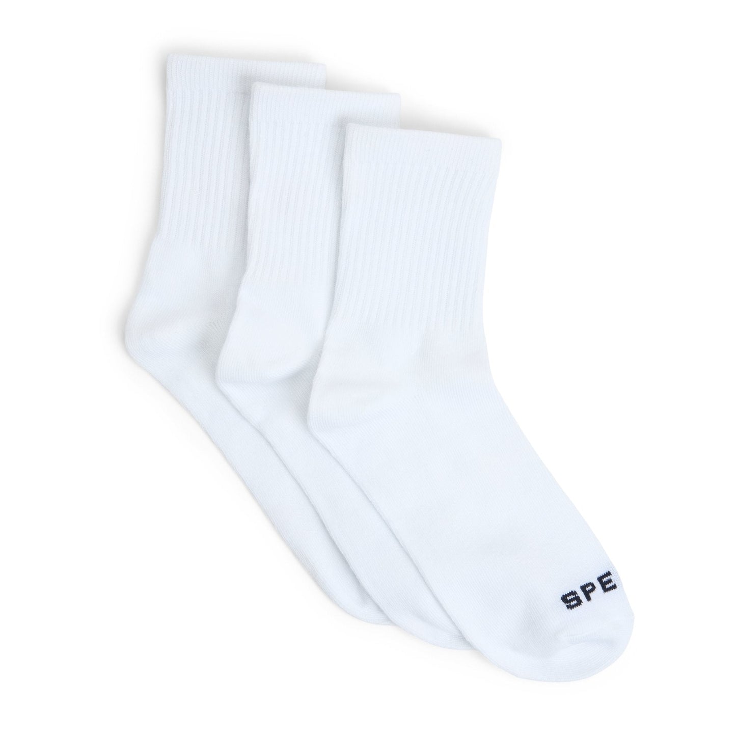 Sperry Ladies 3-Pack Short Crew Socks White