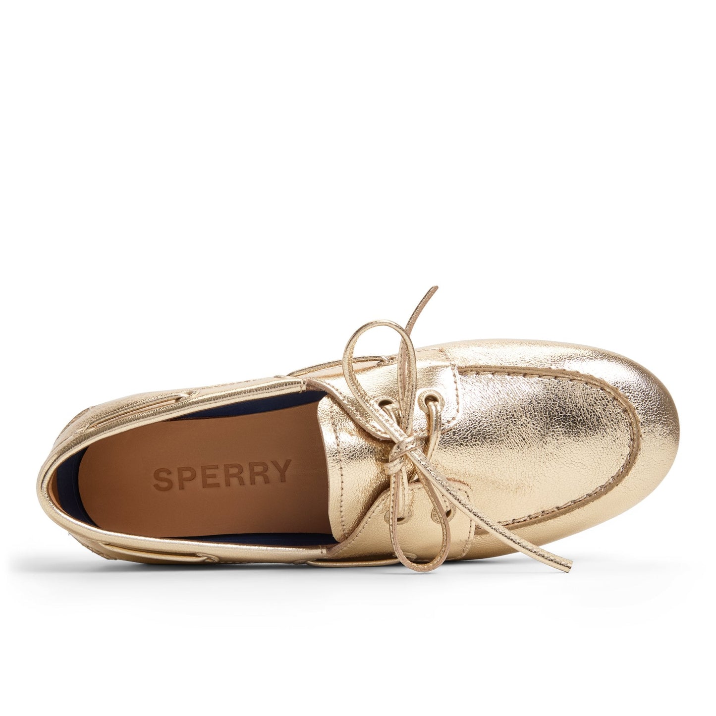 Sperry Slim Boat Shoe Gold