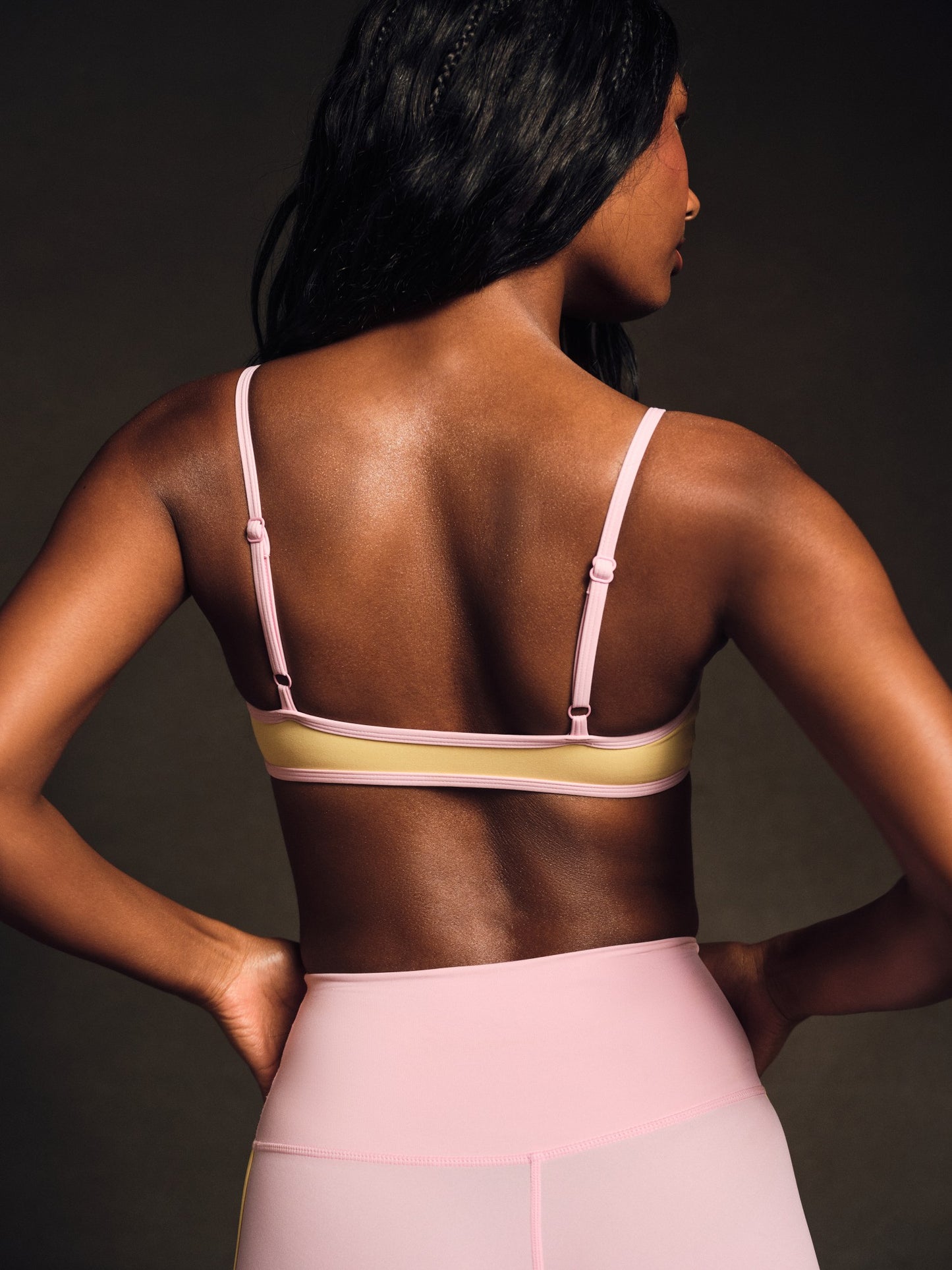 BREATHE 1.0 LAYERED BASE BRA - TAFFY SET ACTIVE