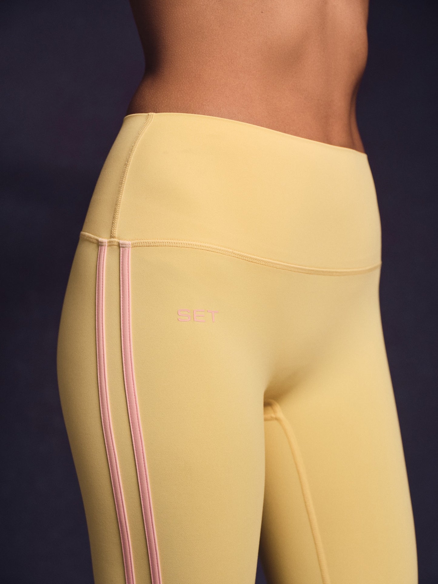 BREATHE 1.0 DUO STRIPE LEGGINGS - TAFFY SET ACTIVE