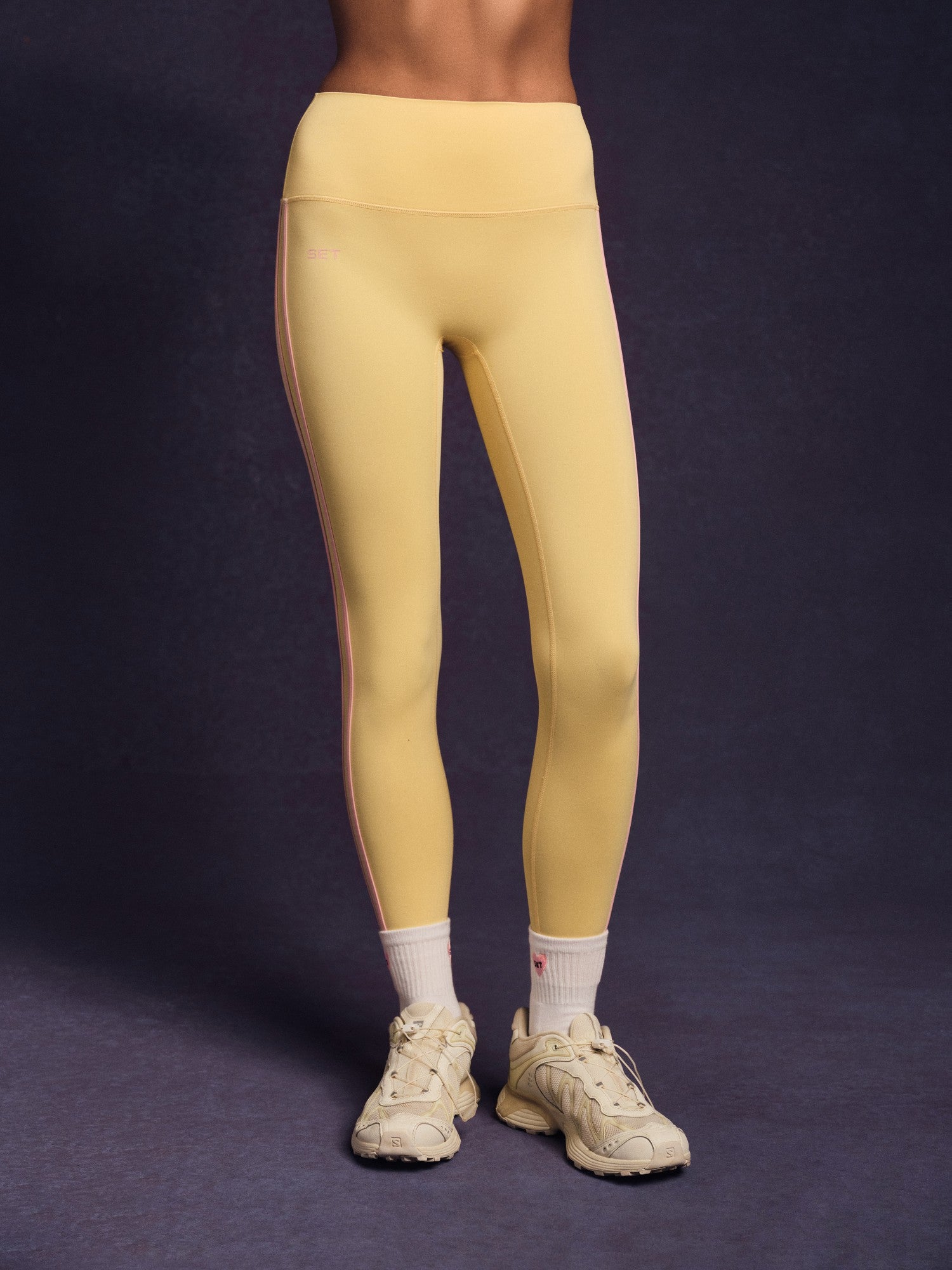 BREATHE 1.0 DUO STRIPE LEGGINGS - TAFFY SET ACTIVE