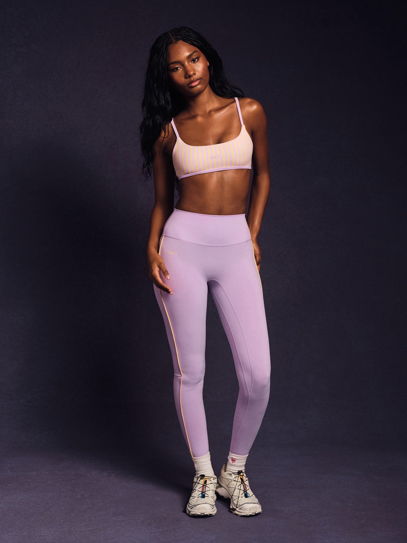 LUXFORM® LUX STRIPE BASE BRA - BUTTERCREAM SET ACTIVE