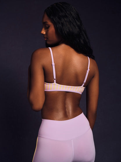 LUXFORM® LUX STRIPE BASE BRA - BUTTERCREAM SET ACTIVE