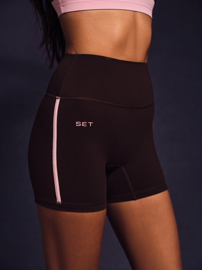 SPORTBODY® SPORTY STRIPE SHORTS - SWIRL SET ACTIVE