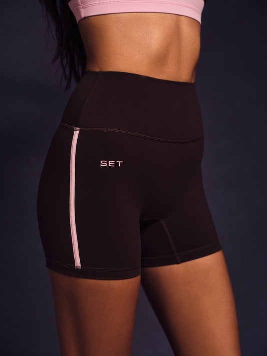 SPORTBODY® SPORTY STRIPE SHORTS - SWIRL SET ACTIVE