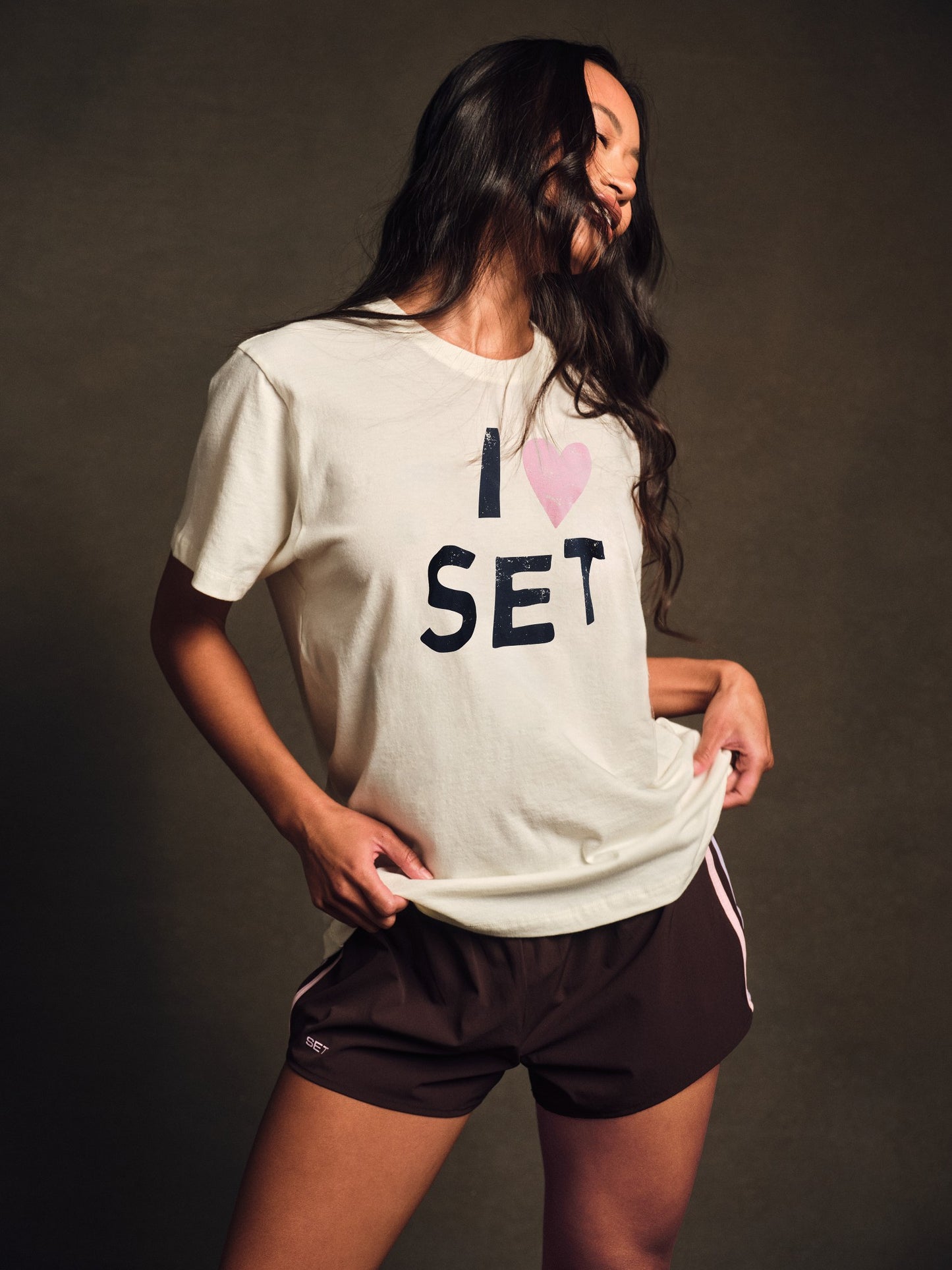CLASSIC COTTON DAILY I LOVE SET BOYFRIEND TEE - ICING SET ACTIVE