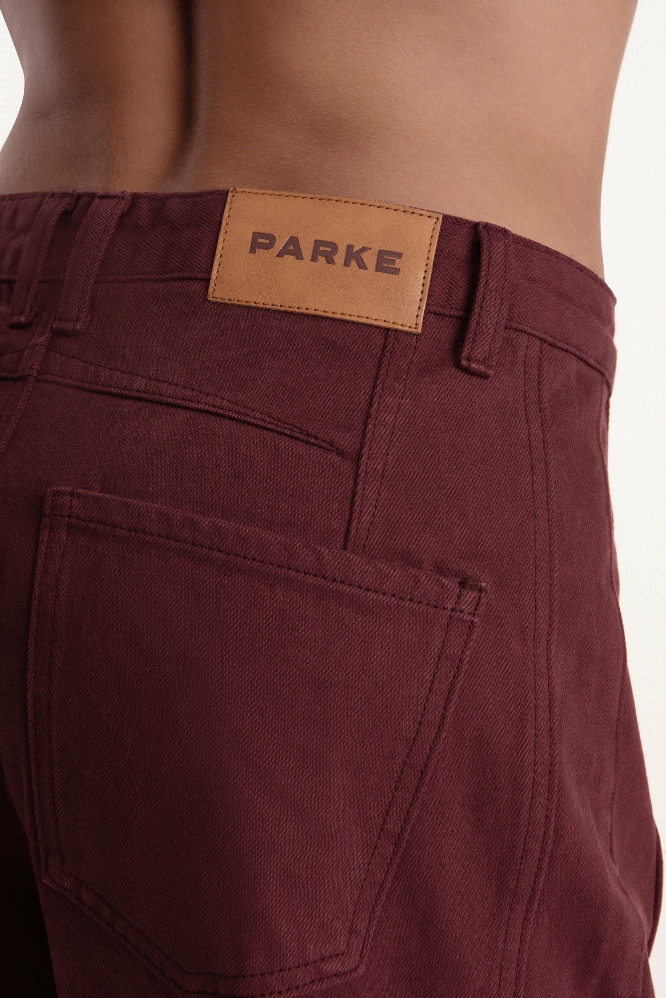 SET X PARKE HORSESHOE JEANS - RHUBARB SET ACTIVE