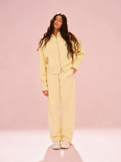 MIDWEIGHT SWEATS STAPLE SET FUNNEL ZIP - ORANGE SODA SET ACTIVE
