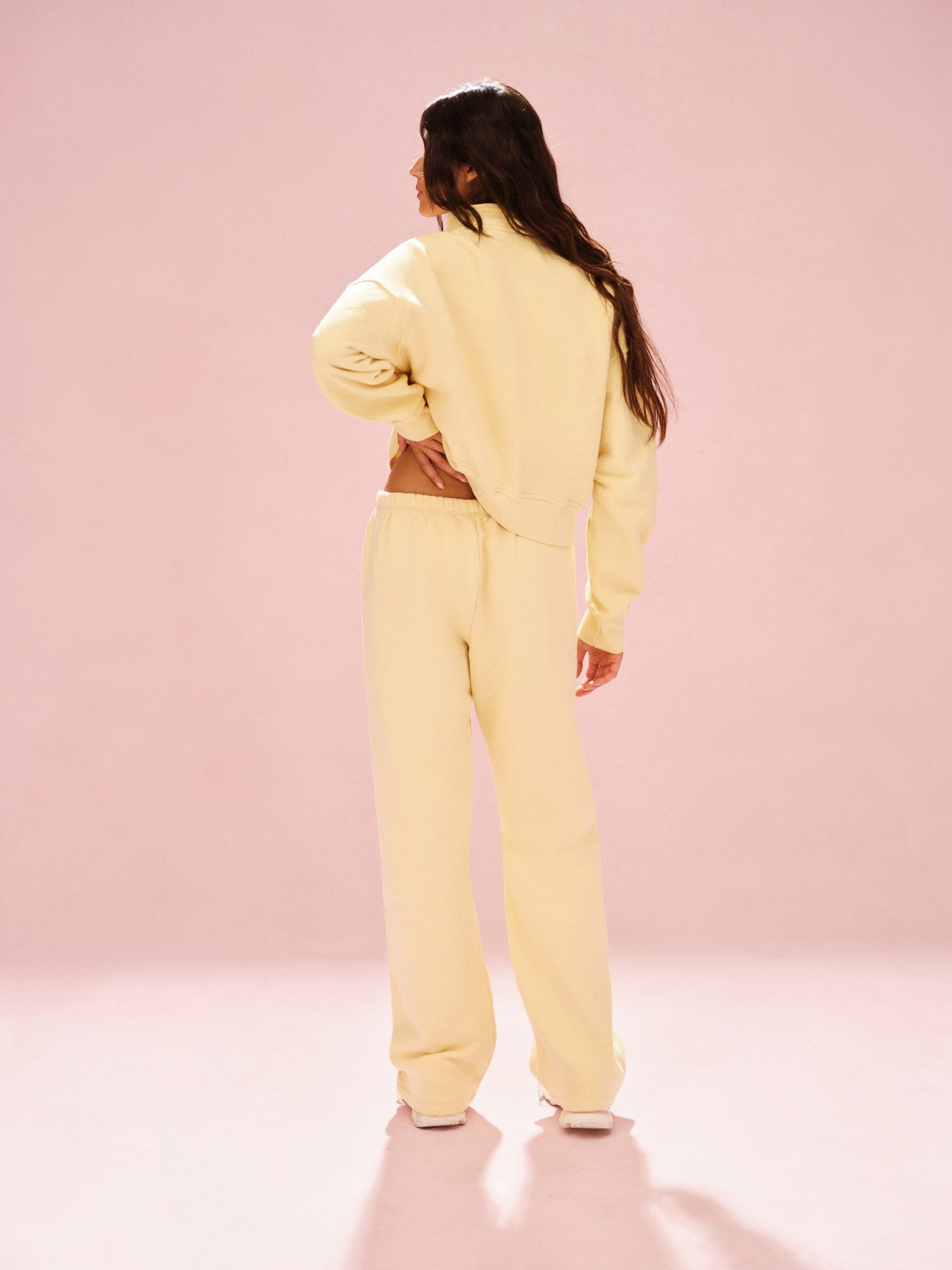 MIDWEIGHT SWEATS STAPLE SET FUNNEL ZIP - ORANGE SODA SET ACTIVE