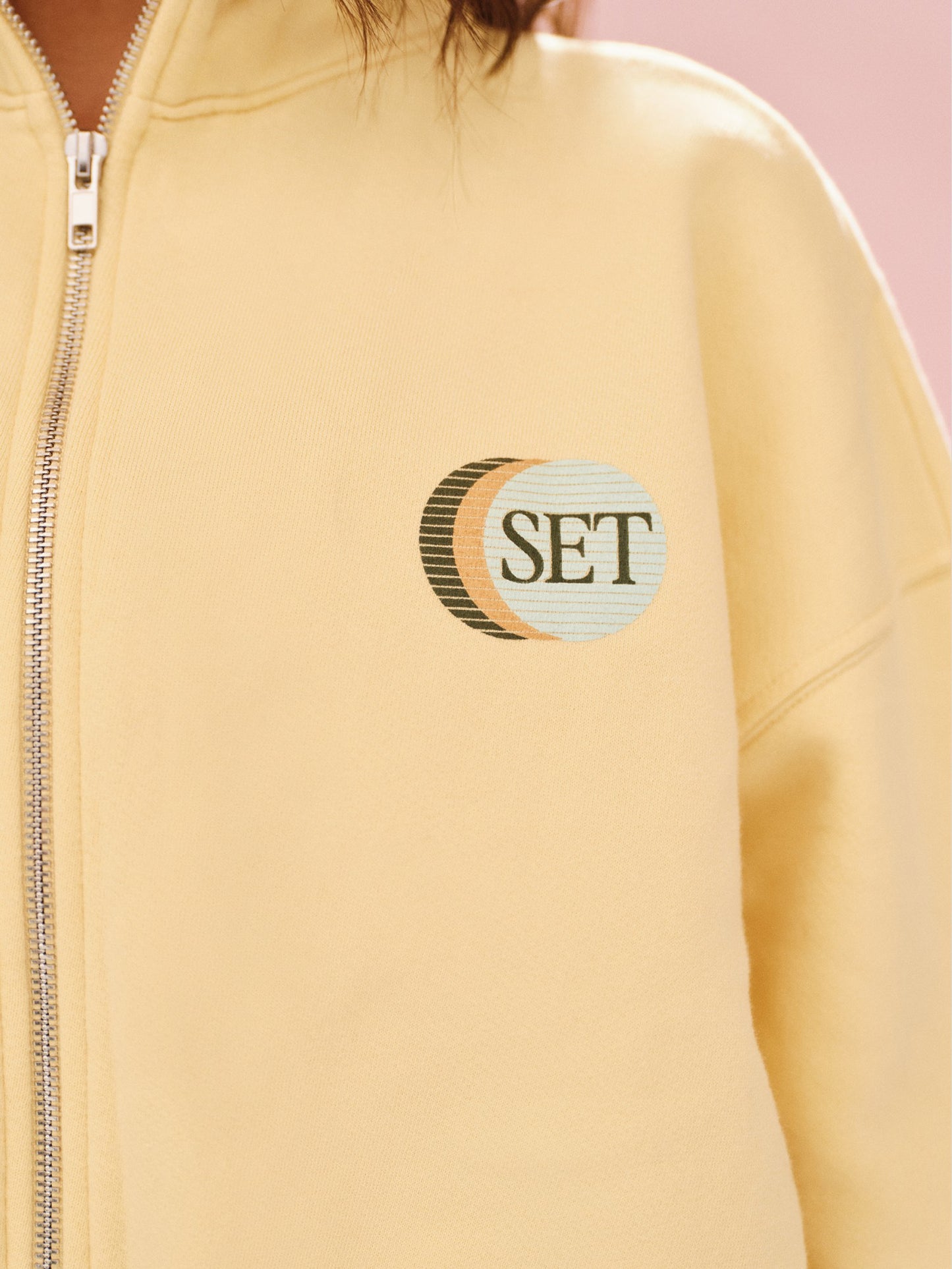 MIDWEIGHT SWEATS STAPLE SET FUNNEL ZIP - ORANGE SODA SET ACTIVE