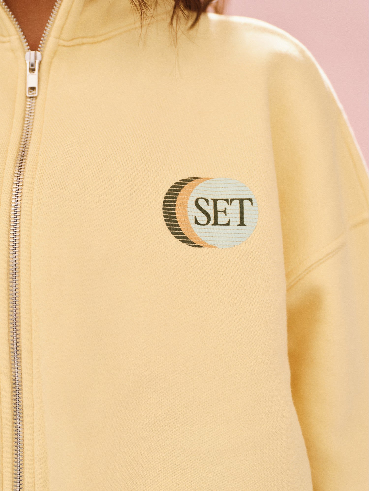 MIDWEIGHT SWEATS STAPLE SET FUNNEL ZIP - ORANGE SODA SET ACTIVE