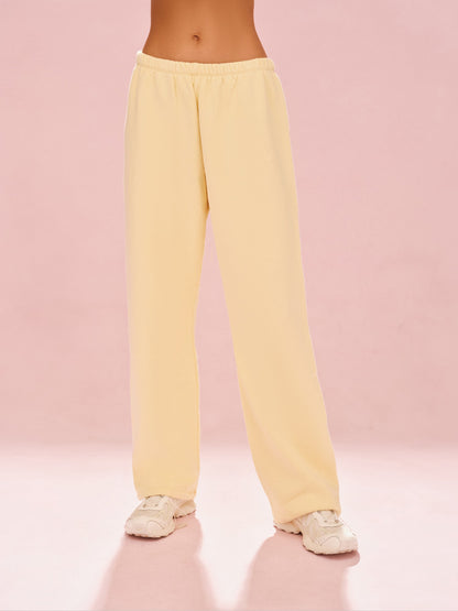 MIDWEIGHT SWEATS STAPLE STRAIGHT LEG SWEATPANTS - ORANGE SODA SET ACTIVE
