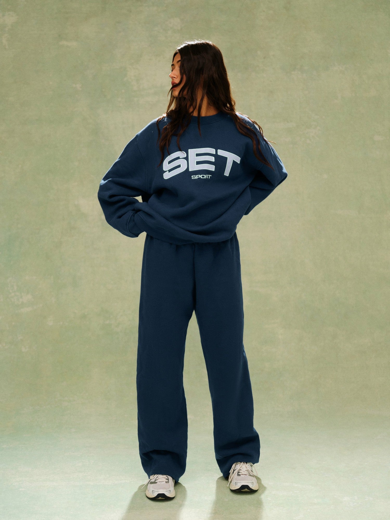 MIDWEIGHT SWEATS STAPLE STRAIGHT LEG SWEATPANTS - SPEARMINT SET ACTIVE