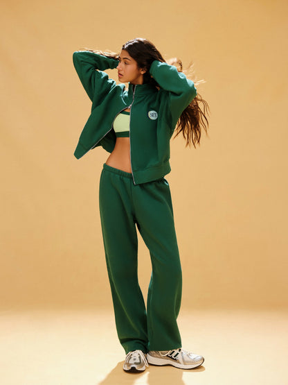 MIDWEIGHT SWEATS STAPLE STRAIGHT LEG SWEATPANTS - LAWN SET ACTIVE