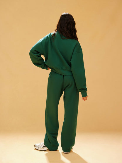 MIDWEIGHT SWEATS STAPLE STRAIGHT LEG SWEATPANTS - LAWN SET ACTIVE