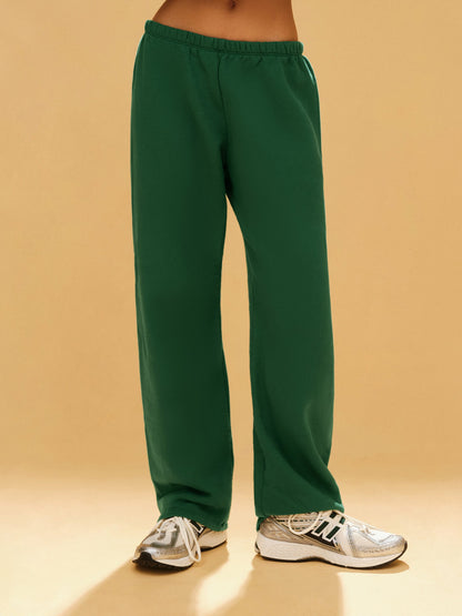 MIDWEIGHT SWEATS STAPLE STRAIGHT LEG SWEATPANTS - LAWN SET ACTIVE