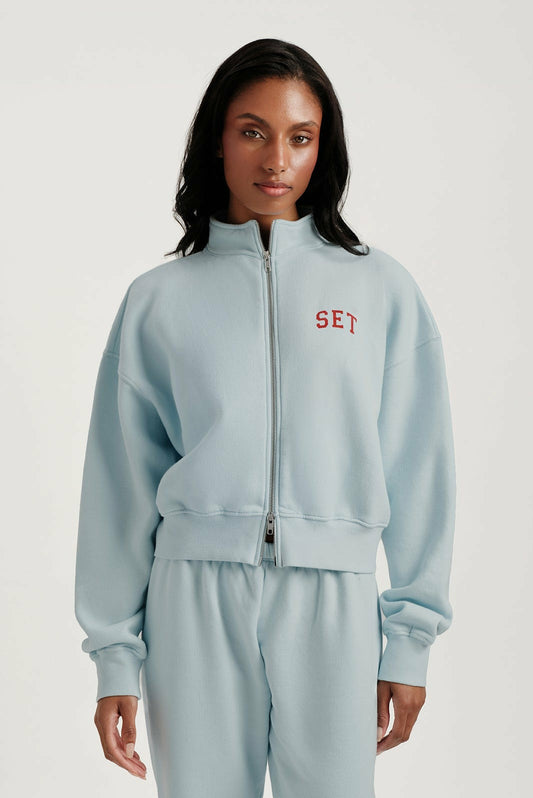 MIDWEIGHT SWEATS STAPLE SET FUNNEL ZIP - VERSE SET ACTIVE