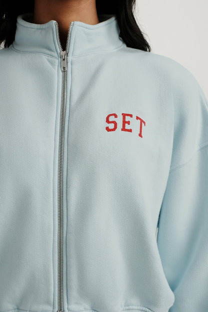 MIDWEIGHT SWEATS STAPLE SET FUNNEL ZIP - VERSE SET ACTIVE