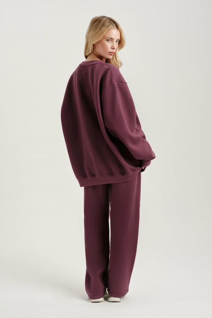 MIDWEIGHT SWEATS STAPLE STRAIGHT LEG SWEATPANTS - ROSEBUD SET ACTIVE