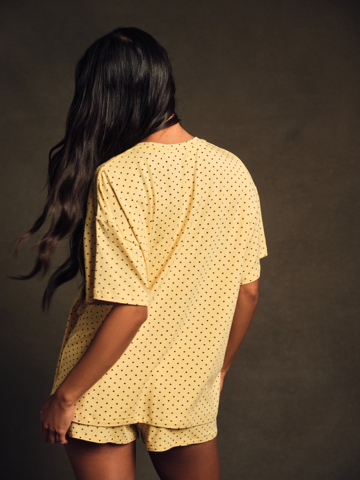SLEEP JERSEY COMFORT POLKA DOT BOXY TEE - SPARKLER SET ACTIVE