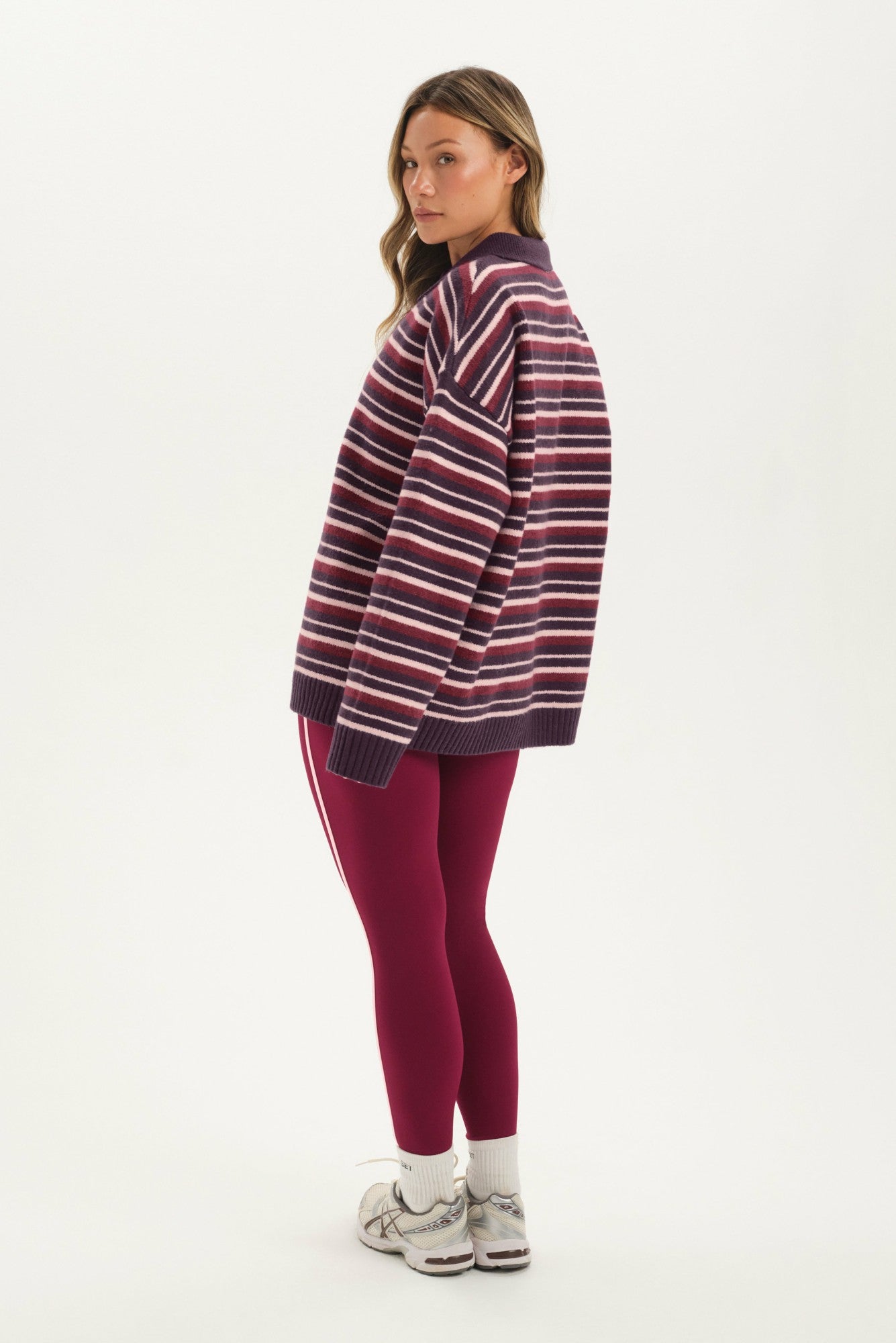 STUDIO KNIT STUDIO KNIT ALEX POLO - POPPY SET ACTIVE