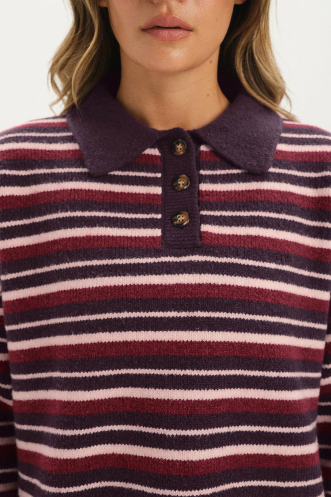 STUDIO KNIT STUDIO KNIT ALEX POLO - POPPY SET ACTIVE