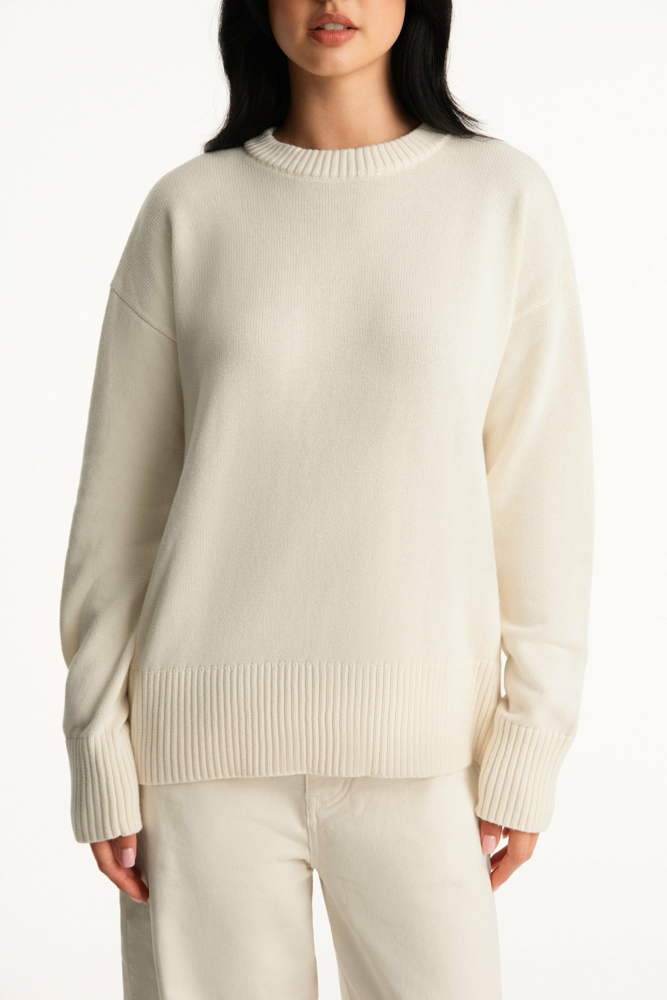 SET X PARKE COTTON CREWNECK - CREAM SET ACTIVE