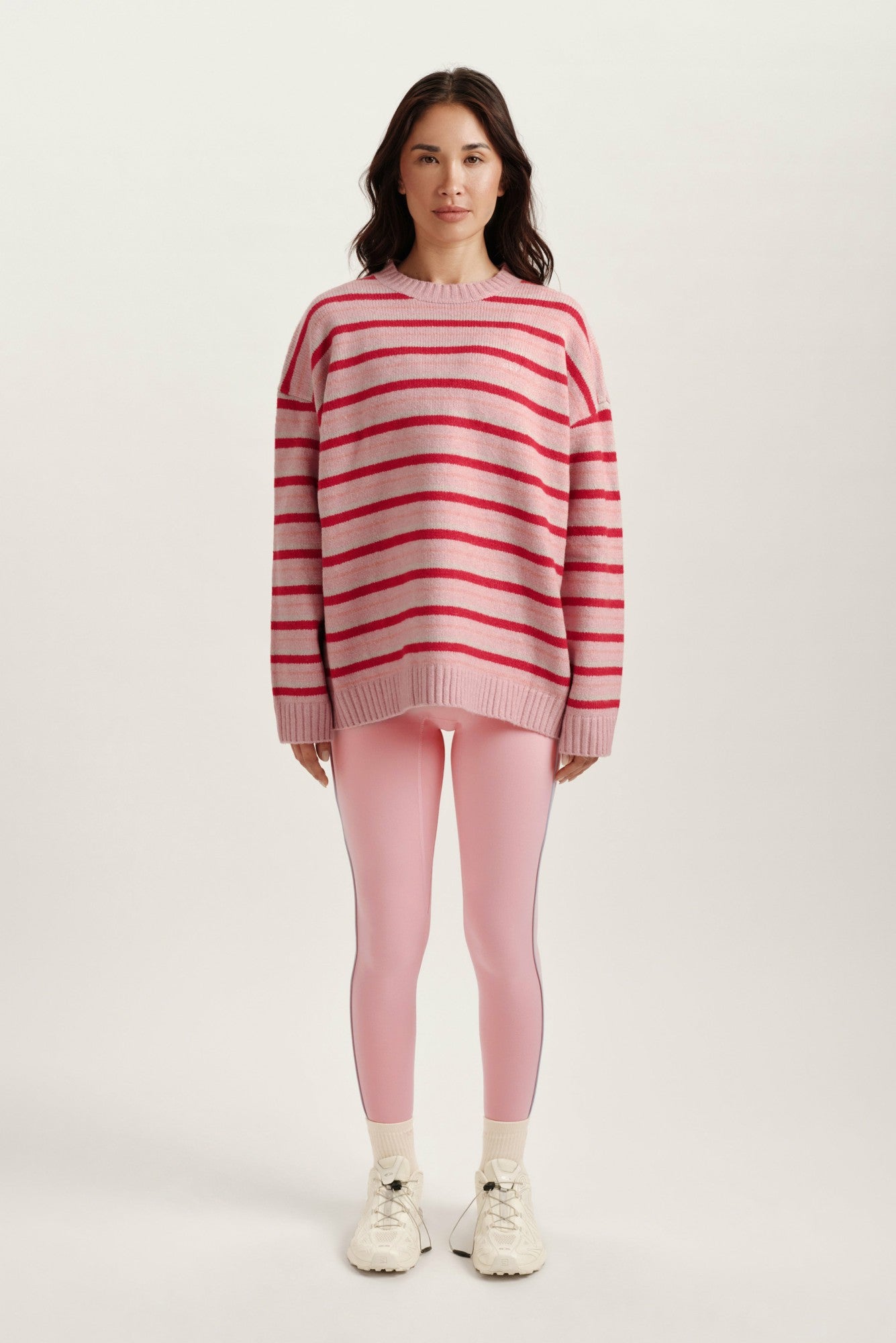 STUDIO KNIT STUDIO KNIT CREWNECK - BLUSH SET ACTIVE