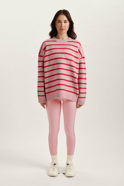 STUDIO KNIT STUDIO KNIT CREWNECK - BLUSH SET ACTIVE