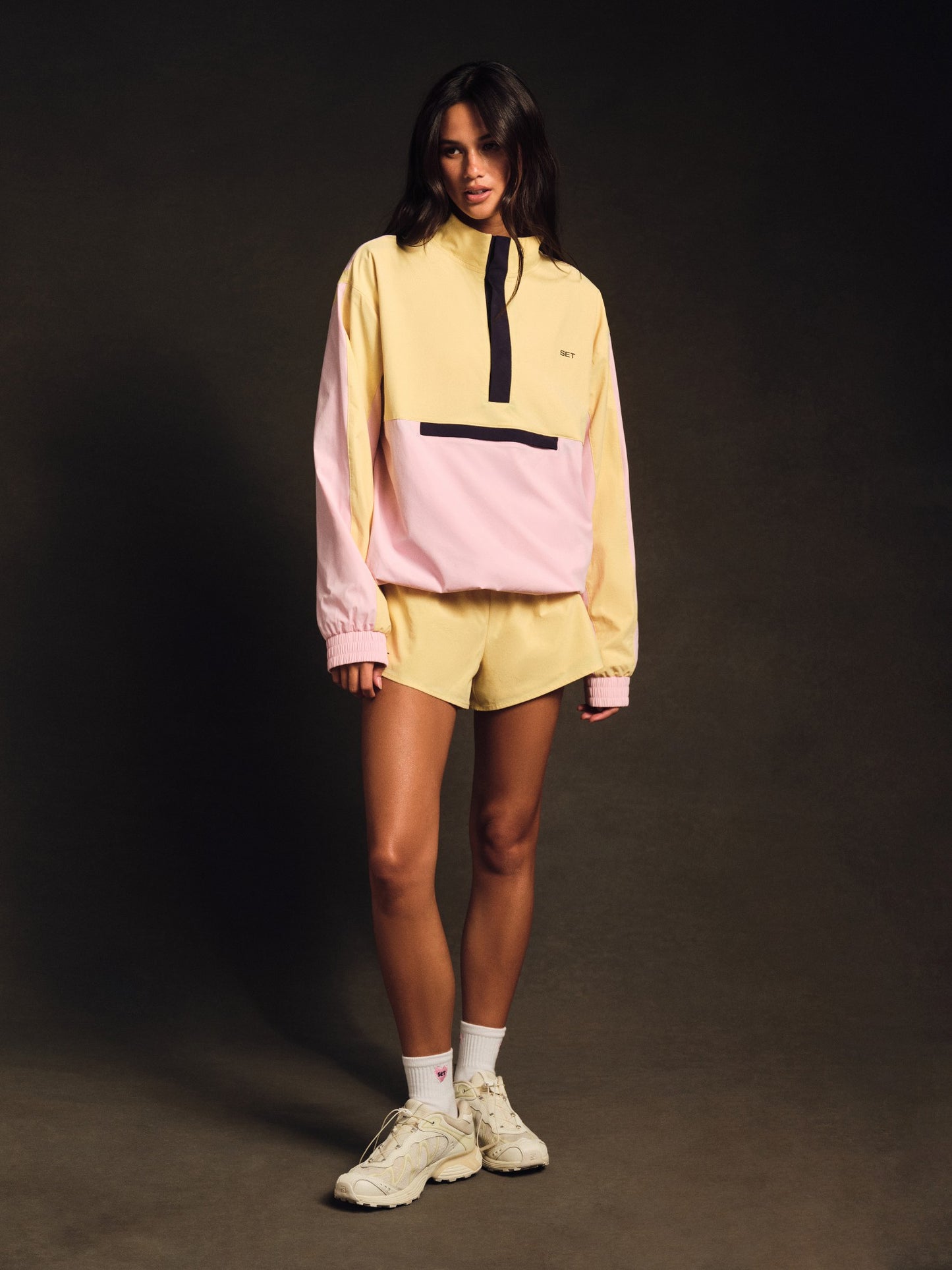 NYLON TRACK 90'S PULLOVER - TAFFY SET ACTIVE