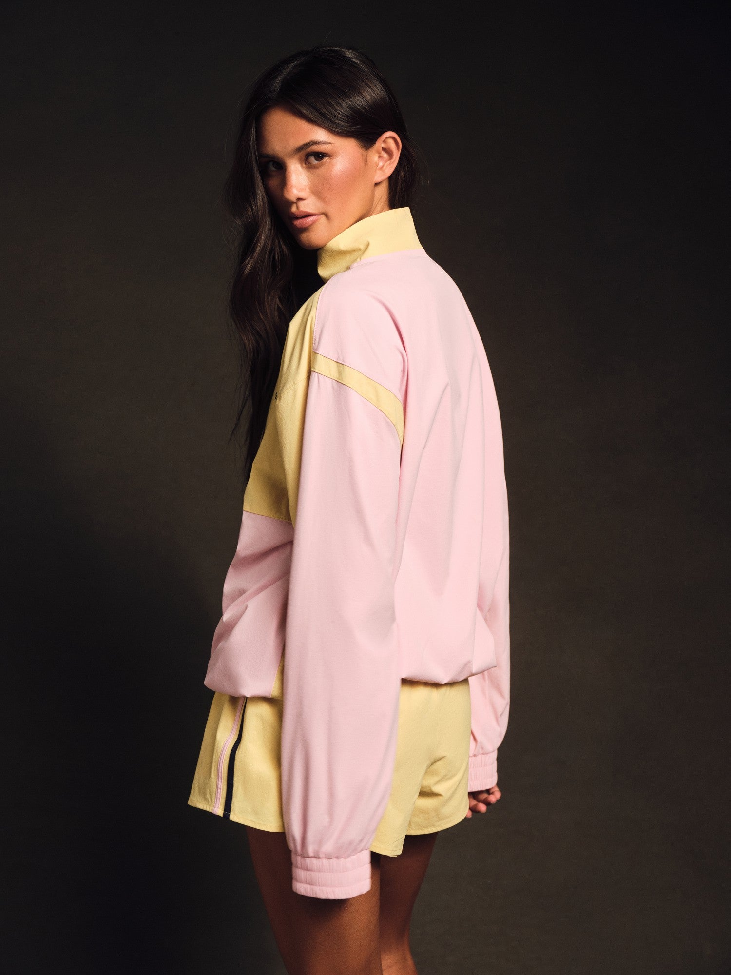 NYLON TRACK 90'S PULLOVER - TAFFY SET ACTIVE