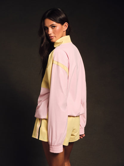 NYLON TRACK 90'S PULLOVER - TAFFY SET ACTIVE