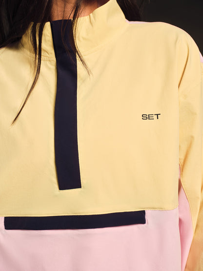 NYLON TRACK 90'S PULLOVER - TAFFY SET ACTIVE