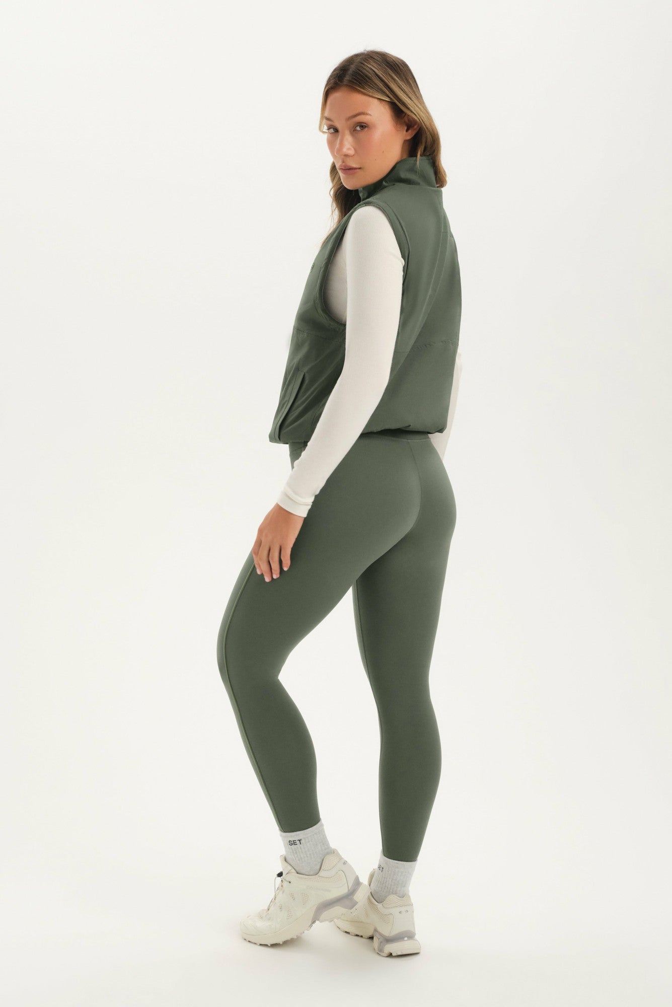 MICROFLEECE/NYLON DUET REVERSIBLE VEST - GROTTO SET ACTIVE