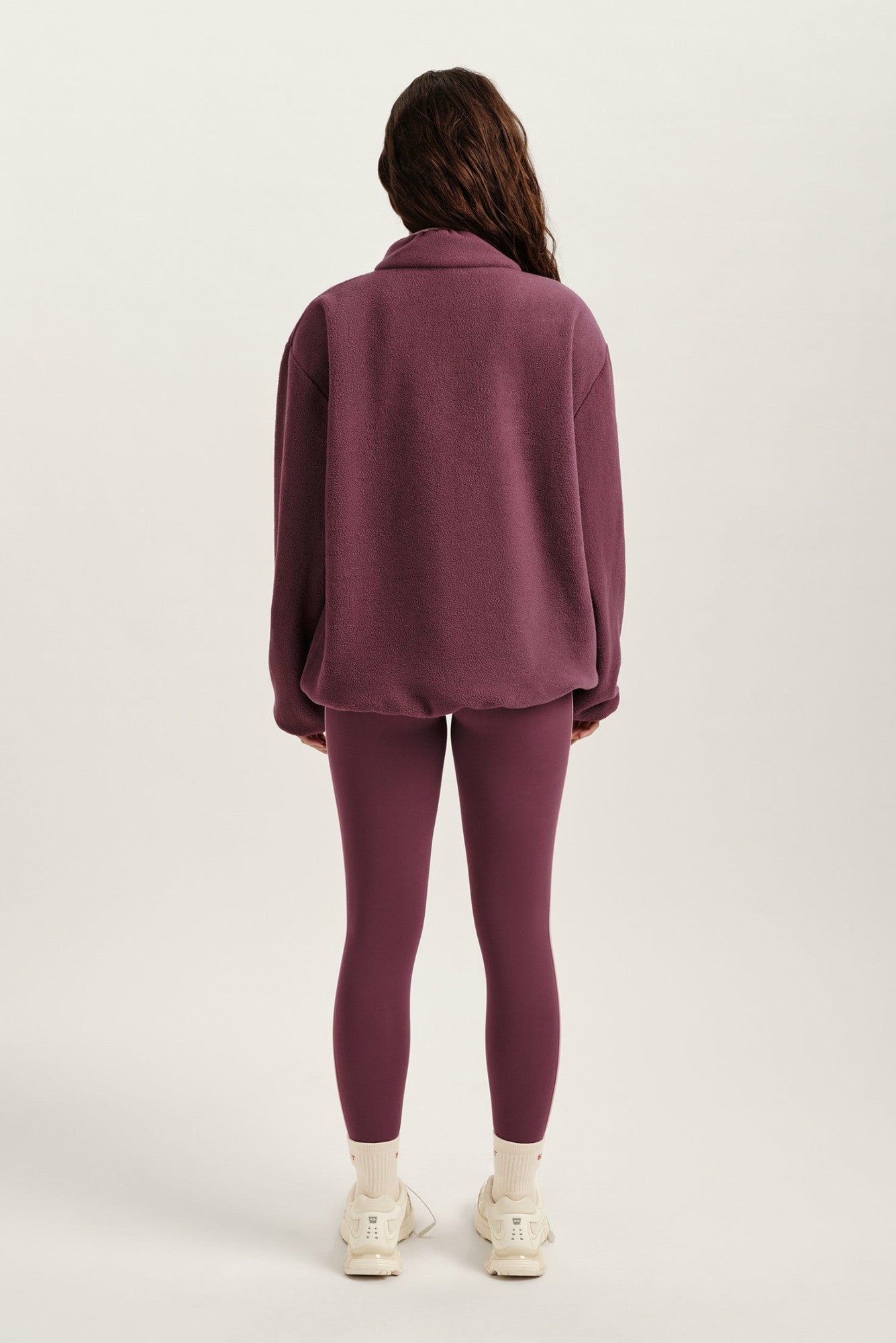 MICROFLEECE HALF ZIP - ROSEBUD SET ACTIVE