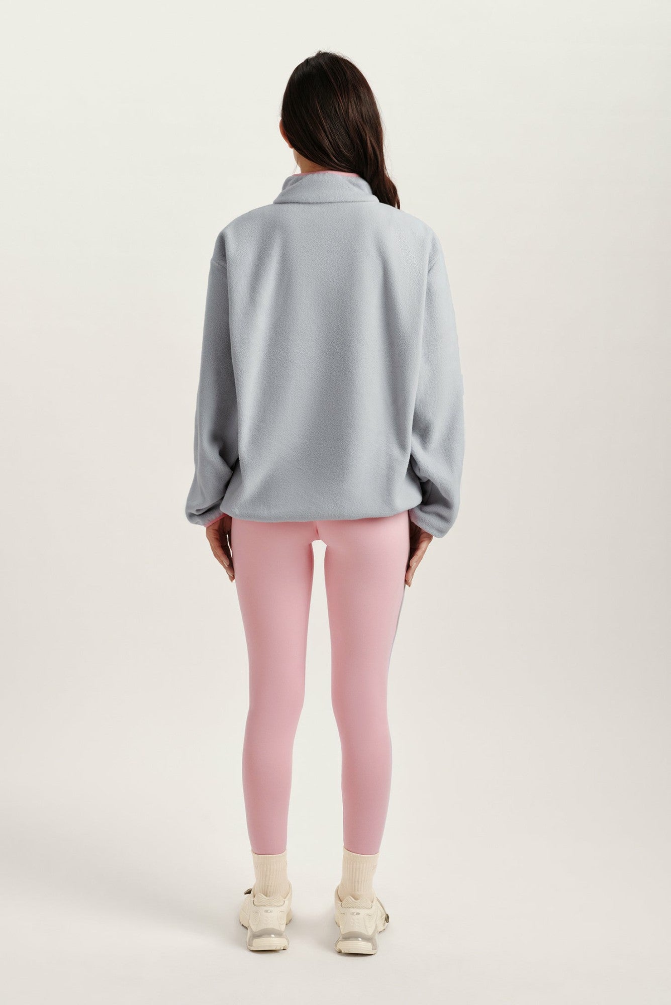 MICROFLEECE HALF ZIP - BLUSH SET ACTIVE