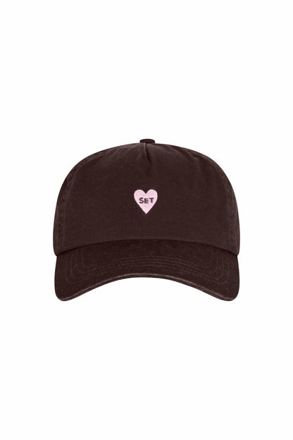 I LOVE SET 5-PANEL DAD HAT - SWIRL SET ACTIVE