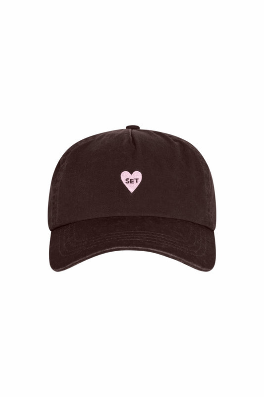 I LOVE SET 5-PANEL DAD HAT - SWIRL SET ACTIVE
