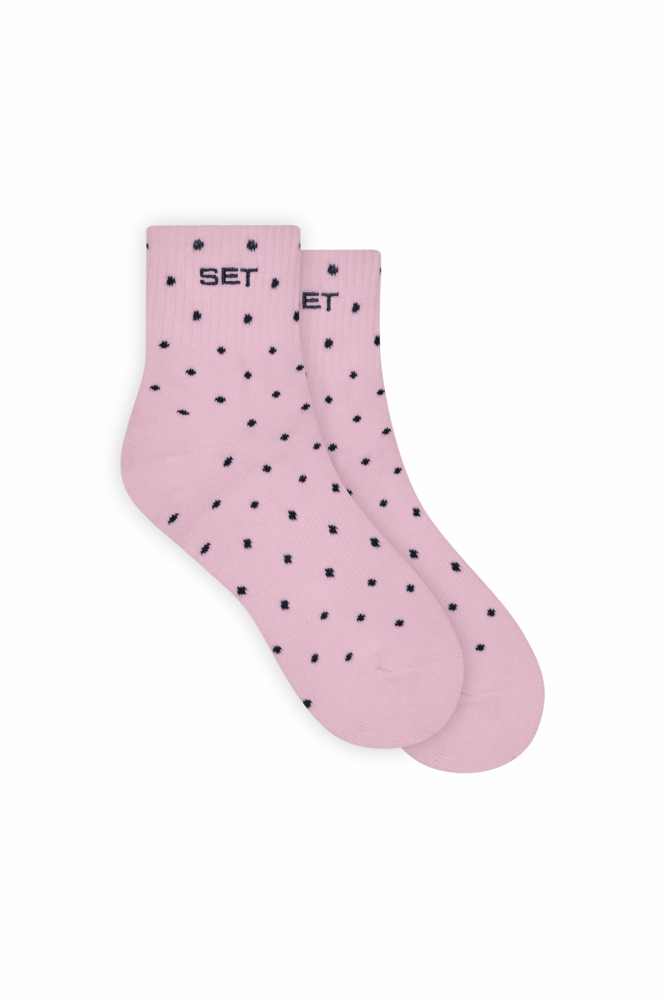 SET POLKA DOT SHORTY SOCKS - PINK CONFETTI SET ACTIVE