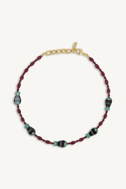 SET x LOGAN TAY FISH BEAD NECKLACE - VISTA SET ACTIVE