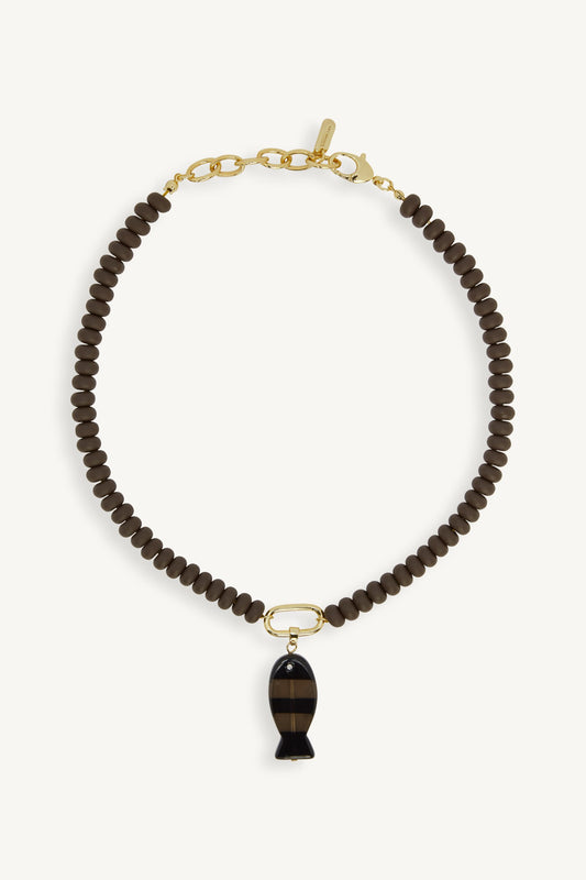 SET x LOGAN TAY FISH CHARM NECKLACE - SHORELINE SET ACTIVE
