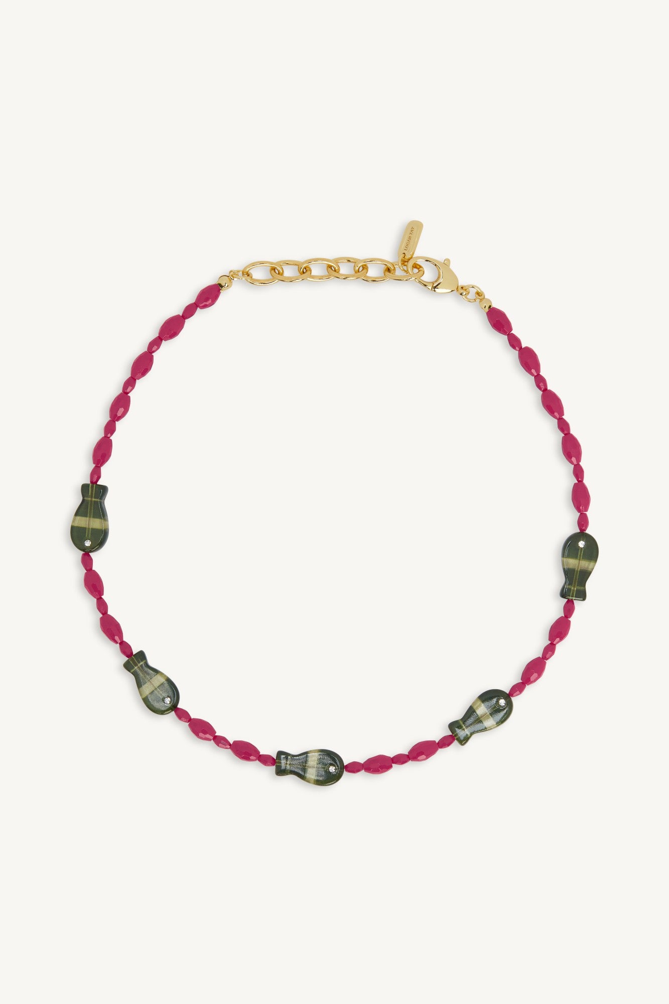 SET x LOGAN TAY FISH BEAD NECKLACE - HIBISCUS SET ACTIVE