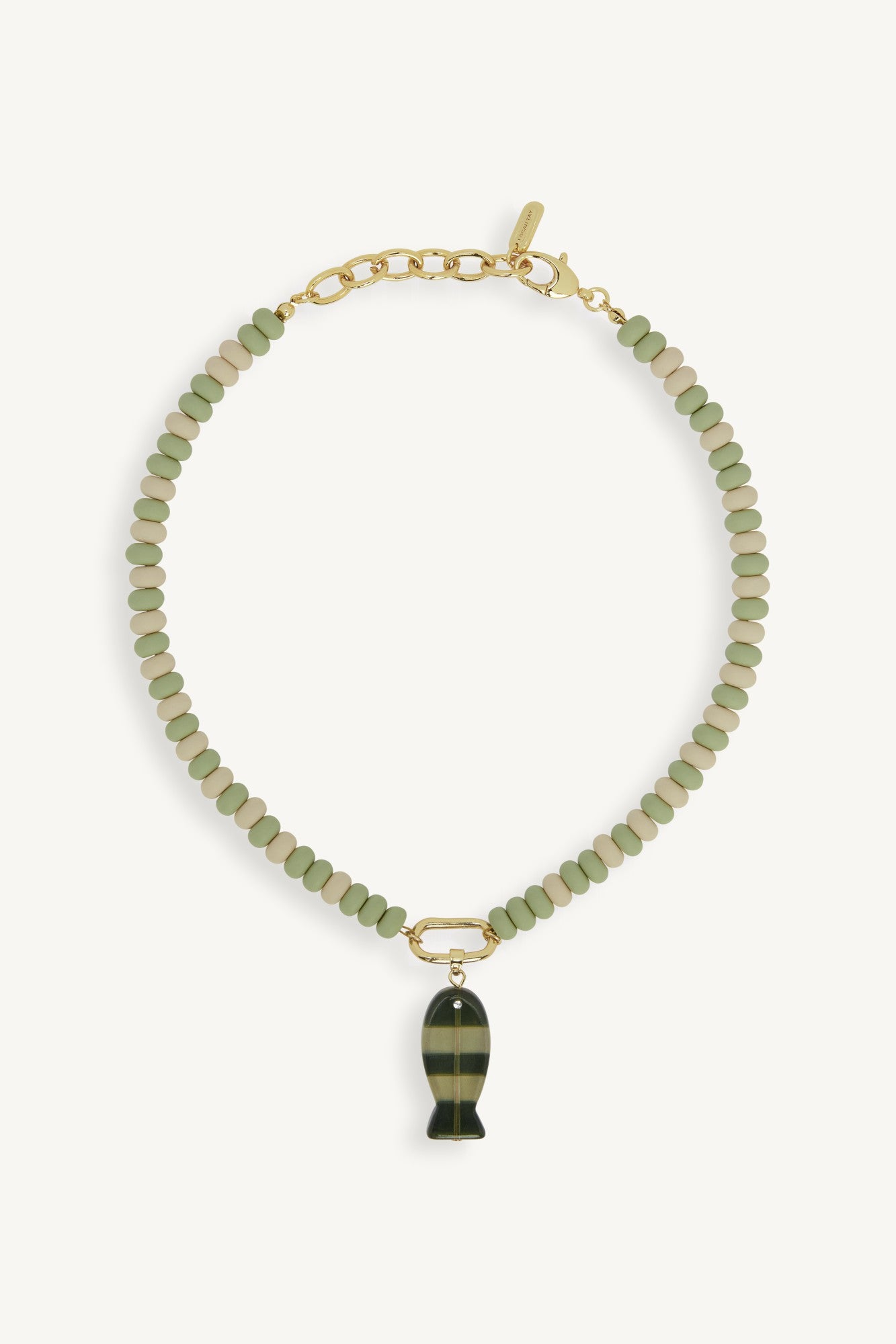 SET x LOGAN TAY FISH CHARM NECKLACE - PIÑA SET ACTIVE