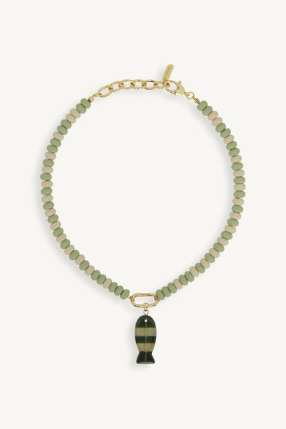 SET x LOGAN TAY FISH CHARM NECKLACE - PIÑA SET ACTIVE